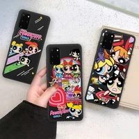 the powerpuff girls cute cartoon phone case for samsung galaxy note20 ultra 7 8 9 10 plus lite m21 m31s m30s m51 soft cover