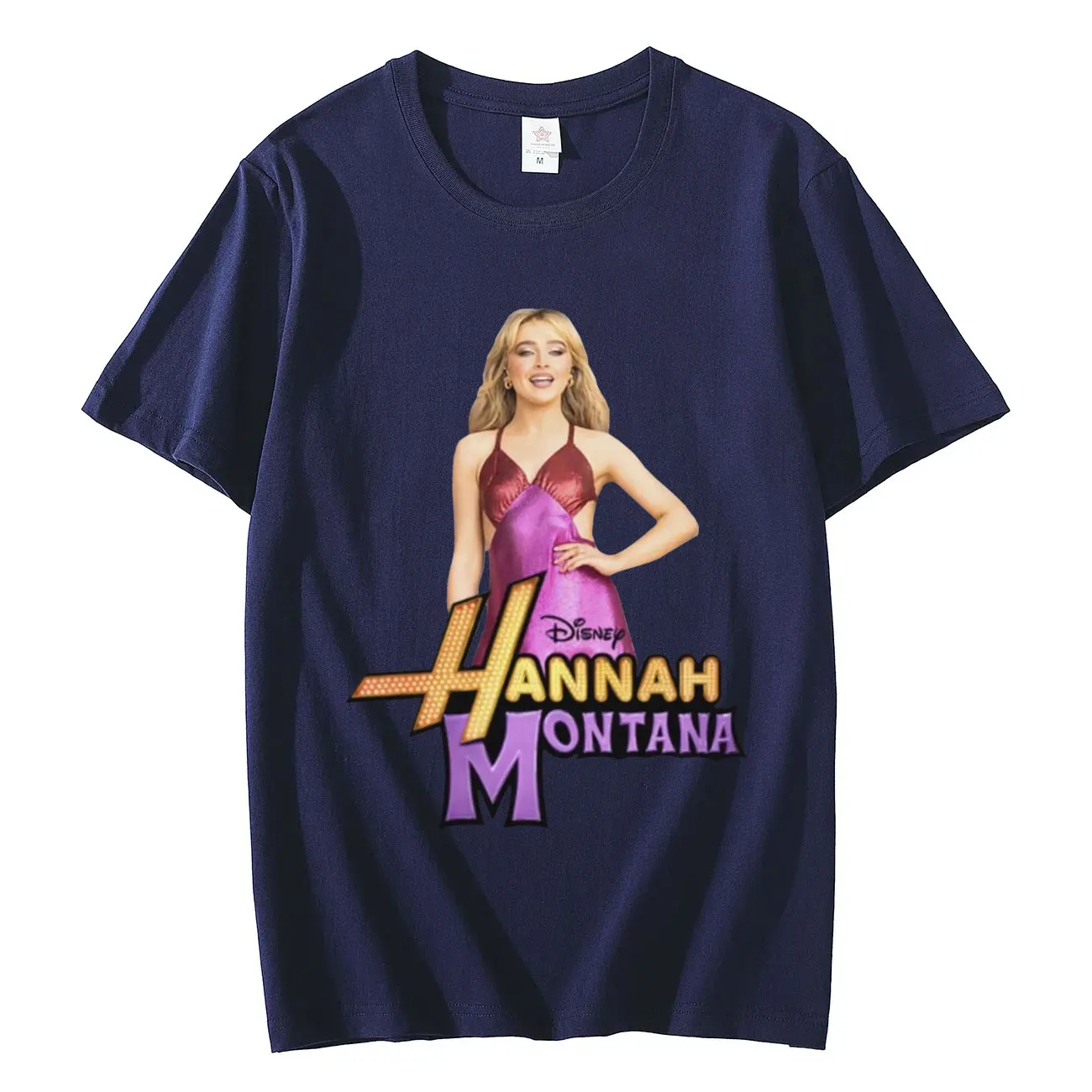 Веселая Футболка Sabrina плотника Ханны Монтаны женские и мужские футболки Y2K модная