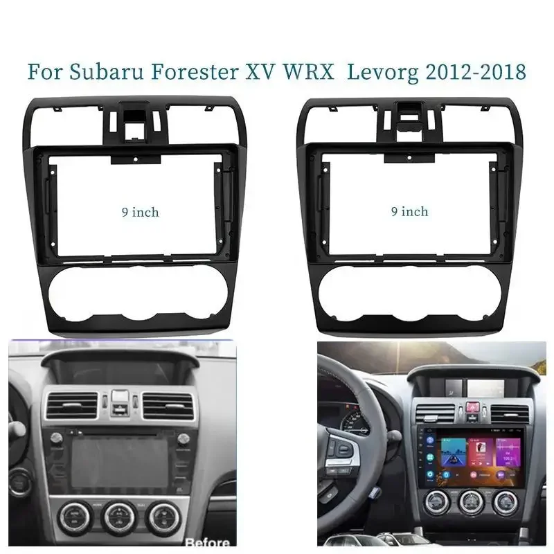 9-дюймовый адаптер для автомобильной рамы Subaru Forester XV WRX Levorg 2013-2018 комплект Android