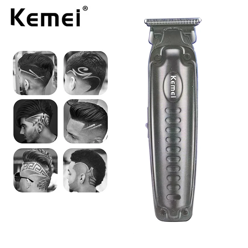Kemei 1579 PRO Cordless Hair Trimmer Barber 0mm Zero Gapped 