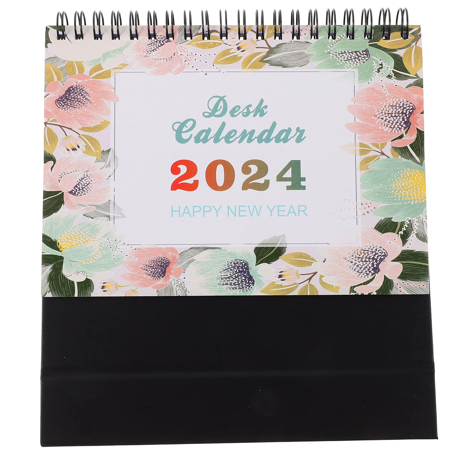 

Настольный календарь 2024 года, украшение для домашних акцентов, маленькие офисные принадлежности в американском стиле, настольные ежемесячные бумажные календари