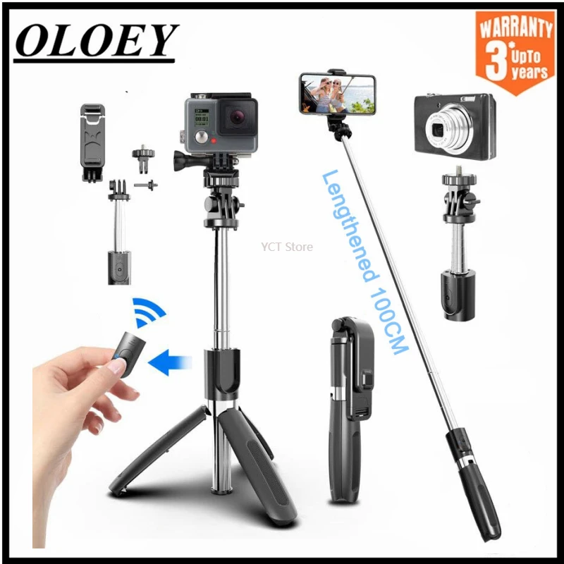 

4 в 1 складные Моноподы Bluetooth совместимая Беспроводная селфи-палка Штатив универсальный для смартфонов для спортивных экшн-камер