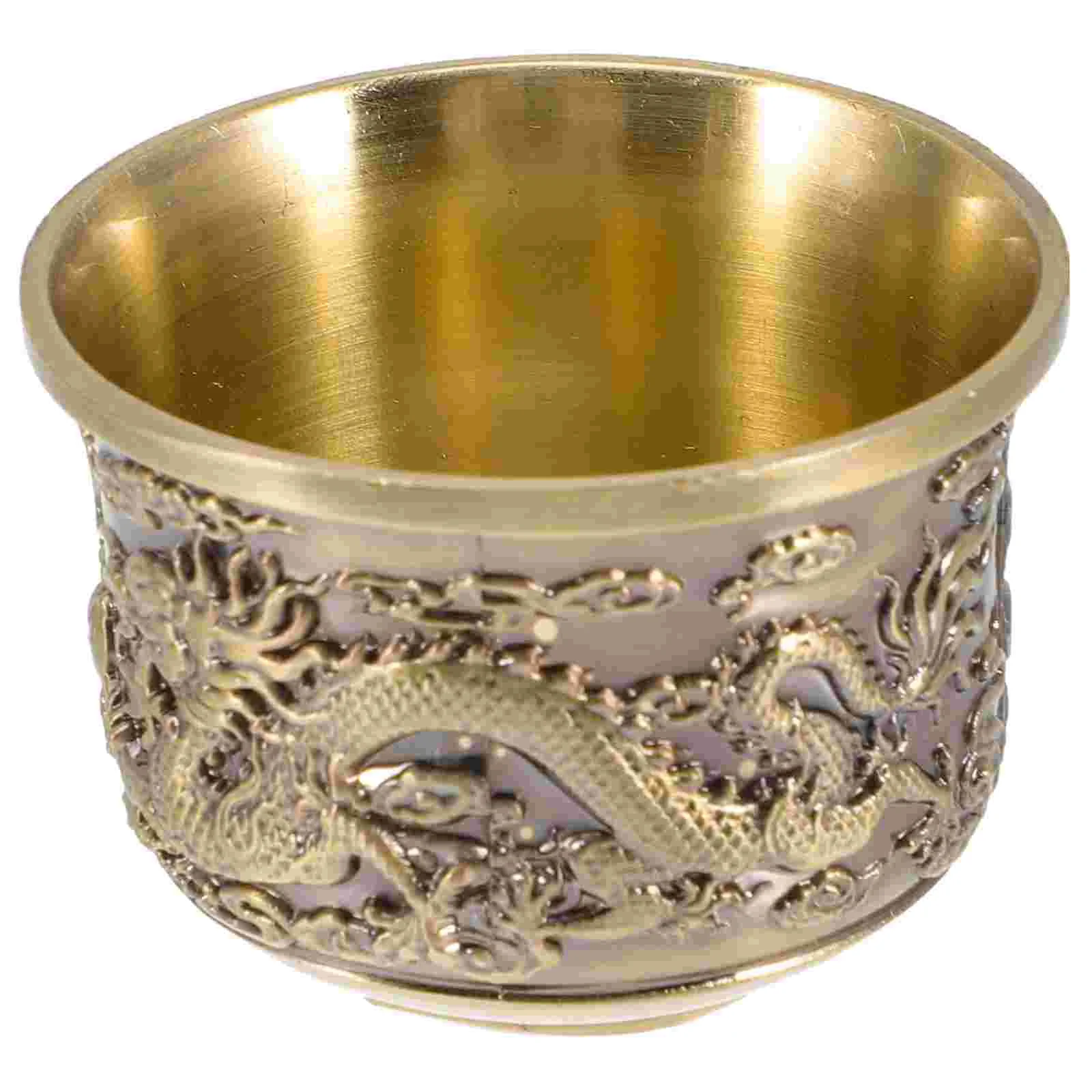 

Dragon Phoenix Cup Metal Tea Set Whiskey Glasses Martini Cups Zinc Alloy Renaissance Medieval Gifts Office