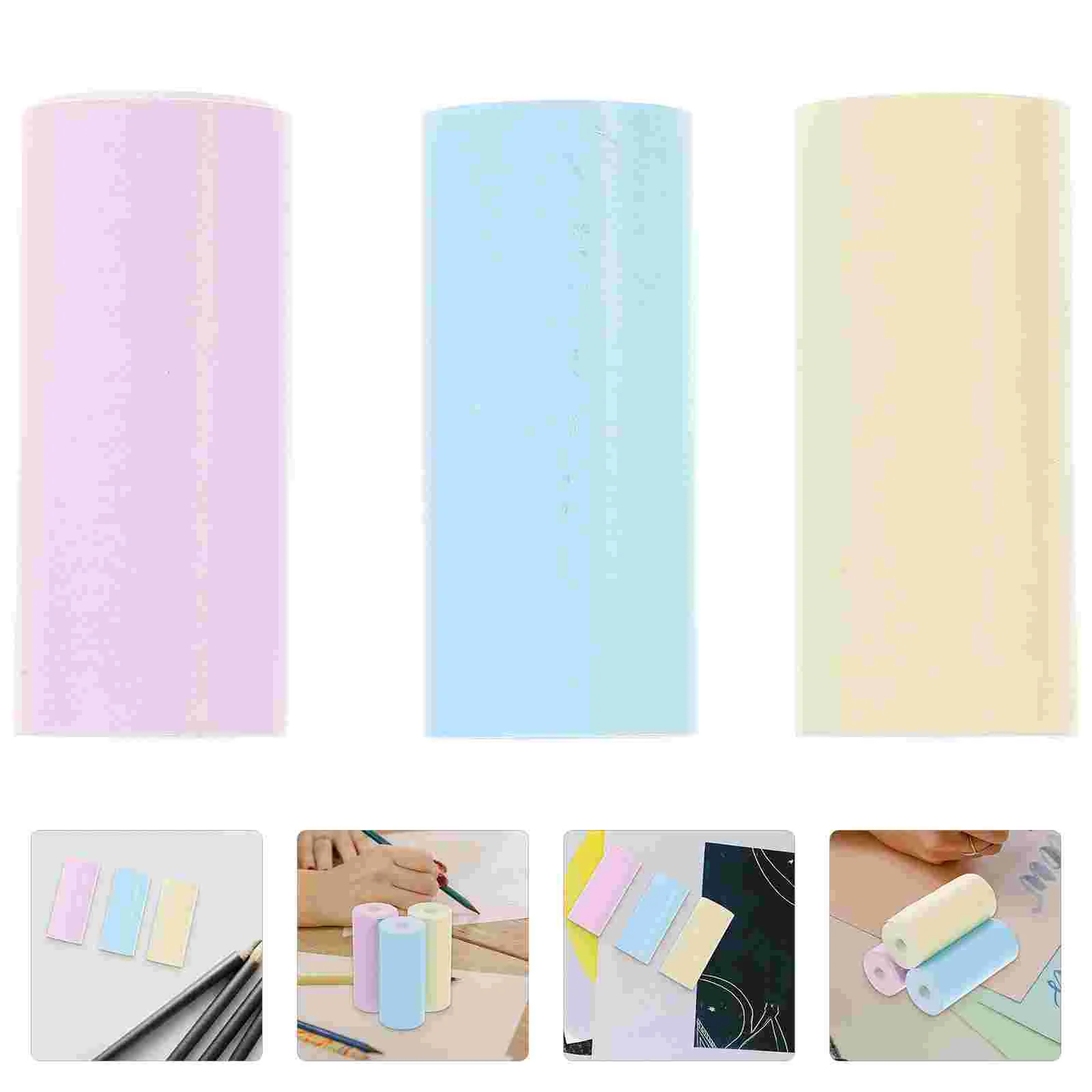 

Thermal Labels Stickerpaper Correction Stickers Mini Printable Address Receipt Perforated Direct Colored Writing Decals Barcodes