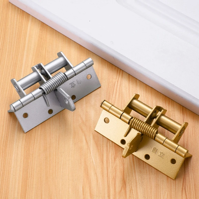 

90 Degree Positioning Door Closer Heavy Duty Self Closing Door Hinges Automatic Rebound Door Hinge Hardware Easy Install