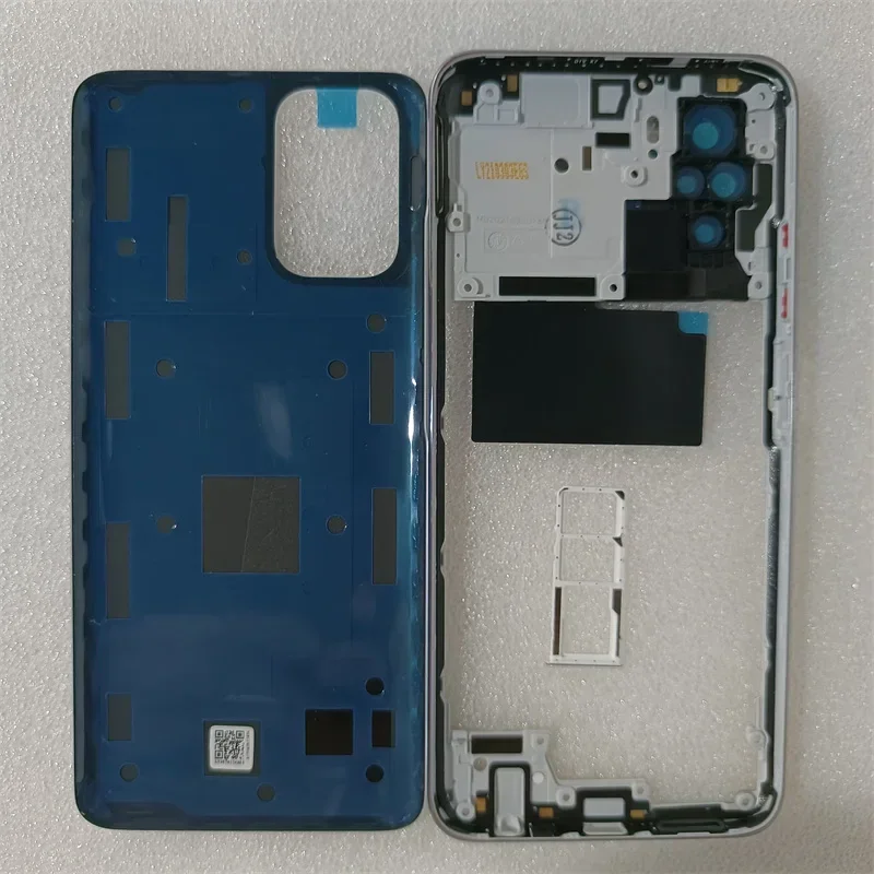 Полный чехол для Xiaomi Redmi Note 10S крышка средней рамки + задняя аккумулятора задней