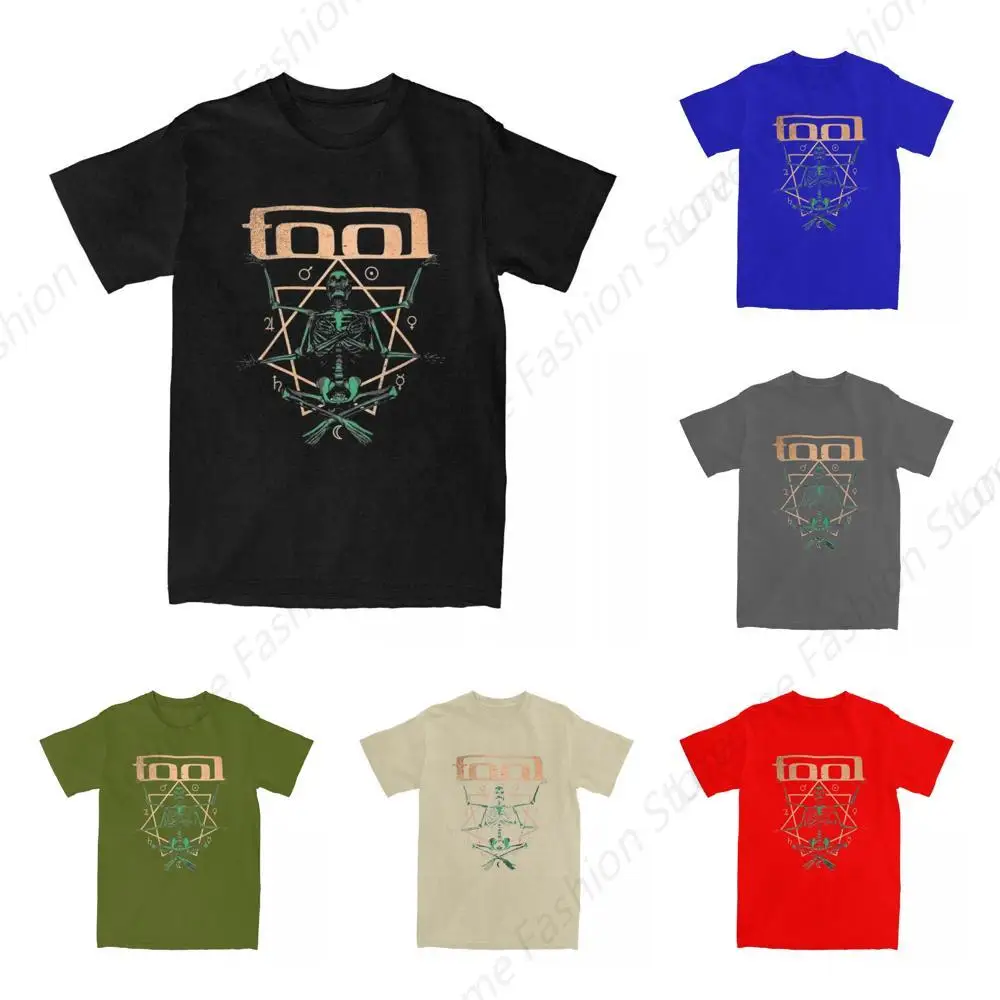 Men Women's 10000 Enima Tool Rock Music Band Shirts Merchandise Vintage Cotton metal T Shirt Tee Clothing Adult
