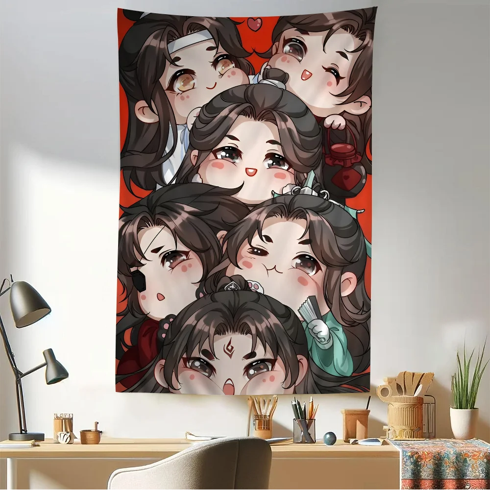 Аниме Тянь Гуань Ци Фу подвесной богемный гобелен Таро хиппи настенные коврики