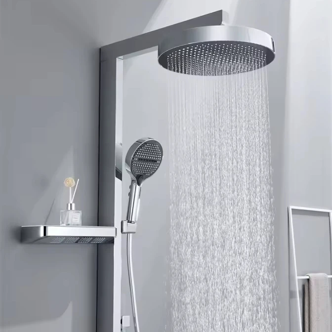 Хромированный телефон Meiyani горячий и холодный массаж спины пианино клавиша