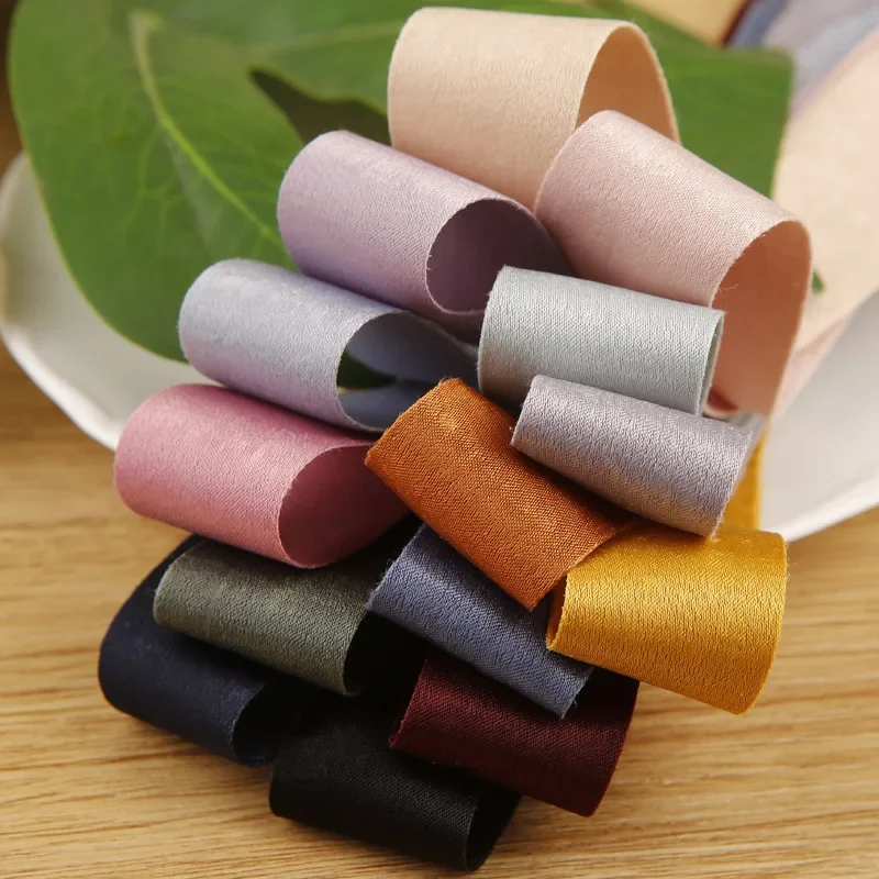 Bright Patterned Polyester Cotton Ribbon Hair Accessories DIY Materials Clothing Gift Hat Flower Bouquet Pa