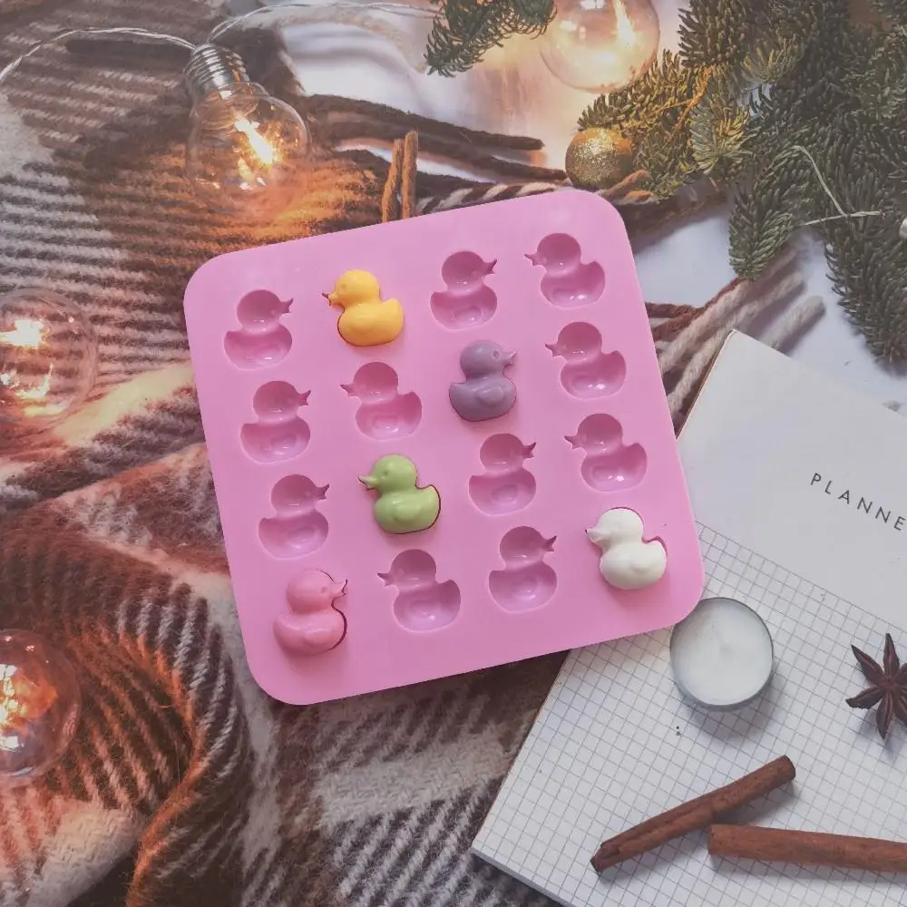 Силиконовая форма для шоколада мини-Утенок желе блока эпоксидная льда поднос