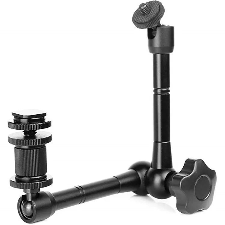 

Adjustable 11 Inch Friction Articulating Magic Arm + Super Clamp for SLR LCD Monitor LED Flash Light Studio Camera Accessories