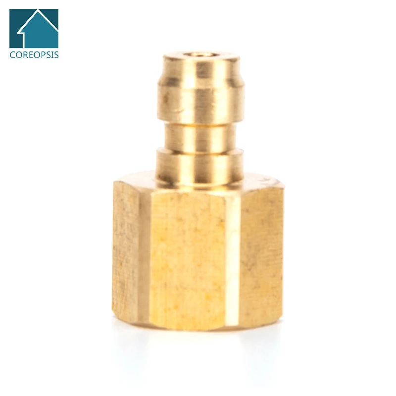 

PCP Paintball 1/8BSPP Copper Quick Coupler Connector Fittings Air Refilling 1/8NPT M10x1 Thread 8MM Male Plug Socket 1pc/set