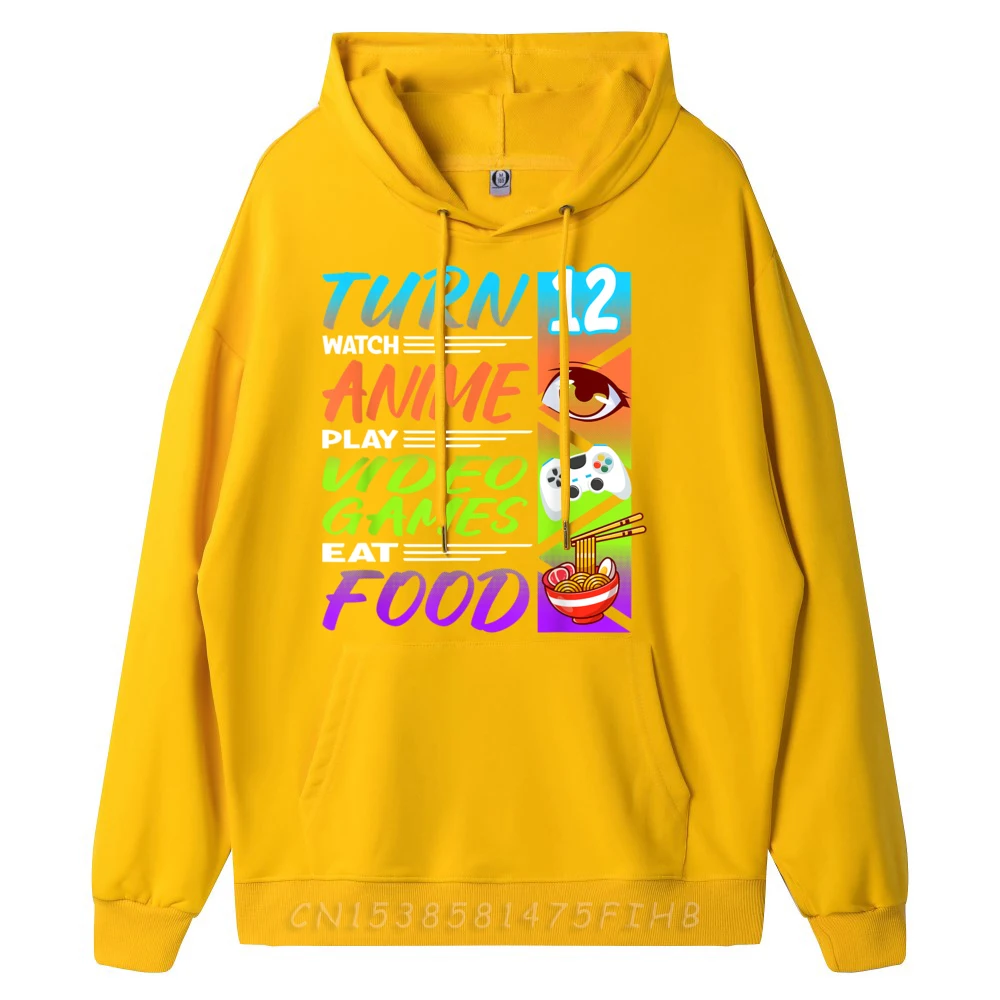 12th Birthday I Gamer 90s Kawaii Ramen Noodles Мужская одежда больших размеров с капюшоном