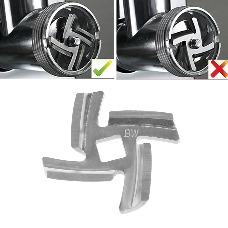 

Meat Grinder Blade Stainless Steel 50mm Diameter Moulinex HV6 Spare Part for Home Kitchen Cooking Delicious Food Drop Shipping