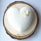 Силиконовая форма для торта, 3D форма для торта, кухонный инструмент, гаджет в форме сердца, форма для мусса, шоколада, тортов на день рождения, День святого Валентина