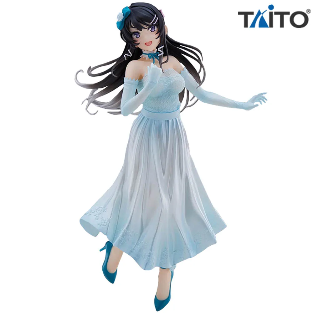 

Taito Seishun Buta Yarou wa Bunny Girl Senpai no Yume wo Minai Sakurajima Mai Coreful Figure Party Dress Anime Action Figure Toy