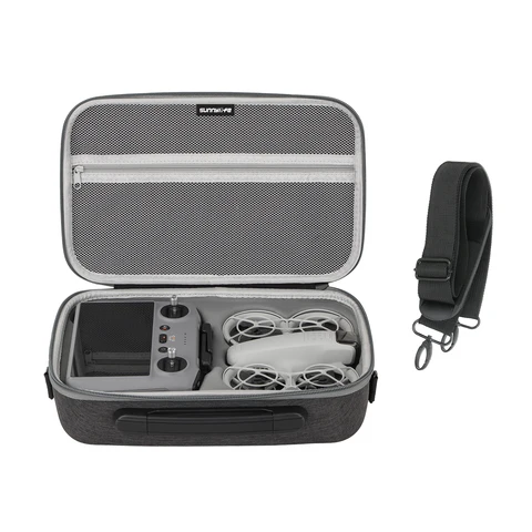 Сумка для хранения для DJI NEO, нейлоновая жесткая коробка с ручкой RC-2, пульт дистанционного управления, ремень через плечо, чехол для переноски, пыленепроницаемый чехол для аксессуаров, портативный