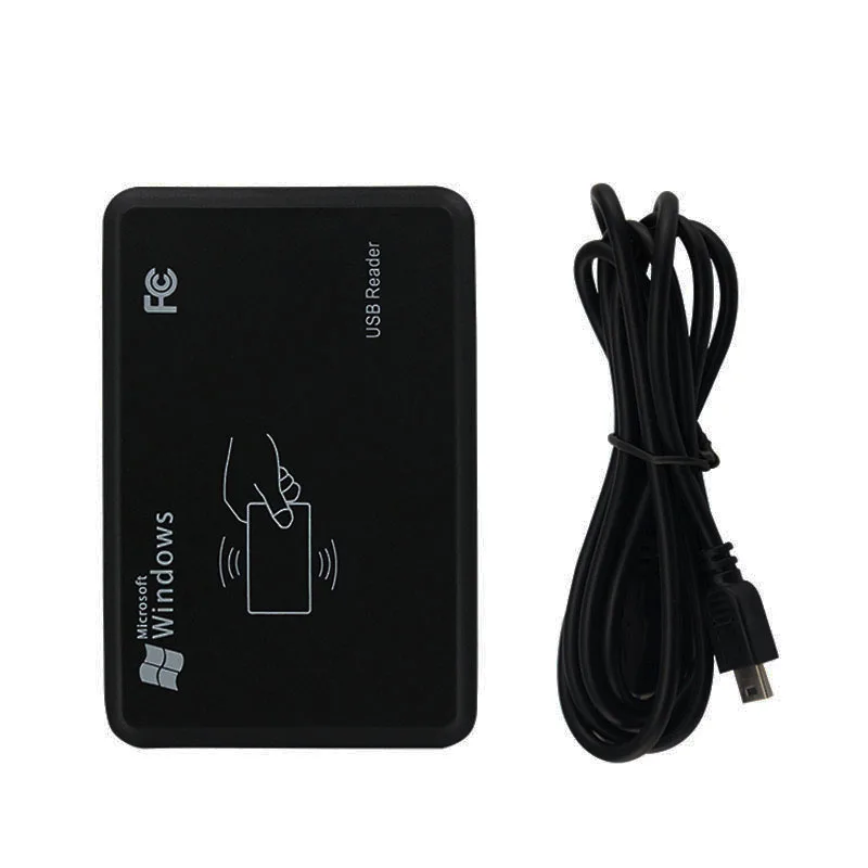 

Бесконтактный портативный 13,56 МГц IC M1 скиммер контроль доступа RFID USB интерфейс Настольный кардридер