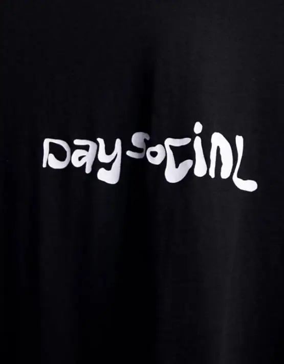 

Day Social Slim Fit Men's T-Shirt Black