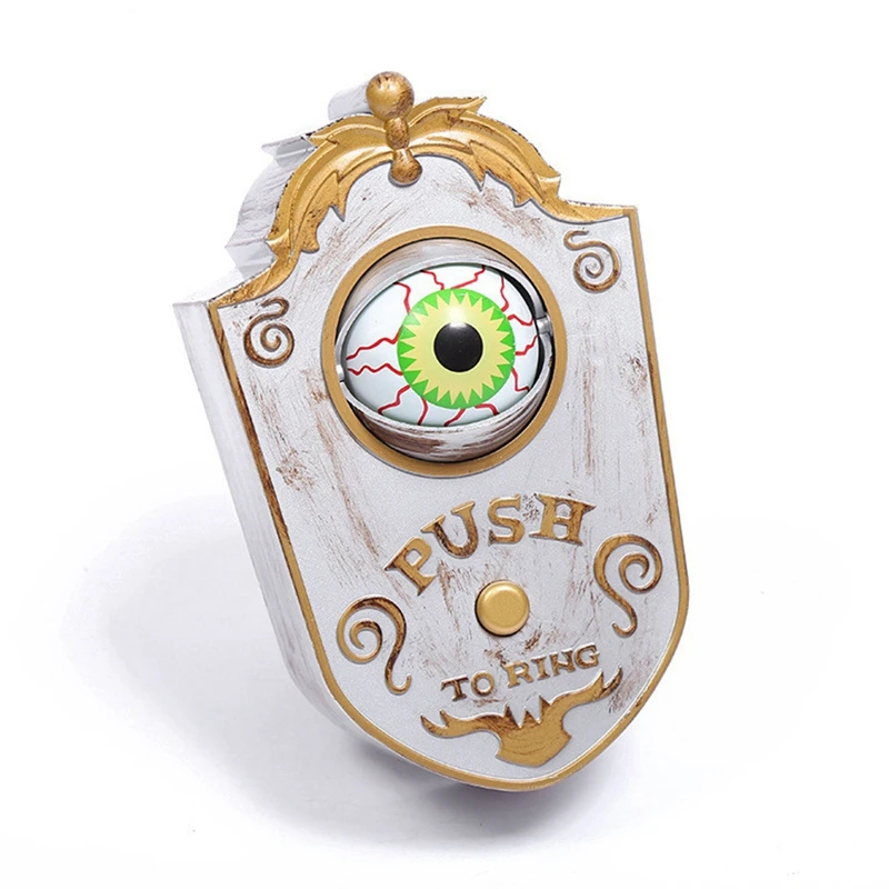 

Doorbell, Halloween Doorbell Horrible Single Eyeball Luminous Hanging Door Bell Halloween Party Prop Decoration