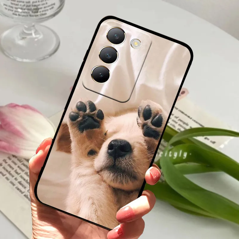 ДЛЯ Vivo V40 SE чехол крутой Мягкий силиконовый для телефона из ТПУ