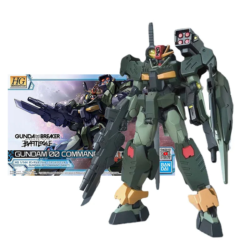 Bandai אמיתי Gundam דגם ערכת אנימה איור HG 1/144 00 פקודת Qan T אוסף Gunpla אנימה פעולה איור צעצועי עבור ילדים