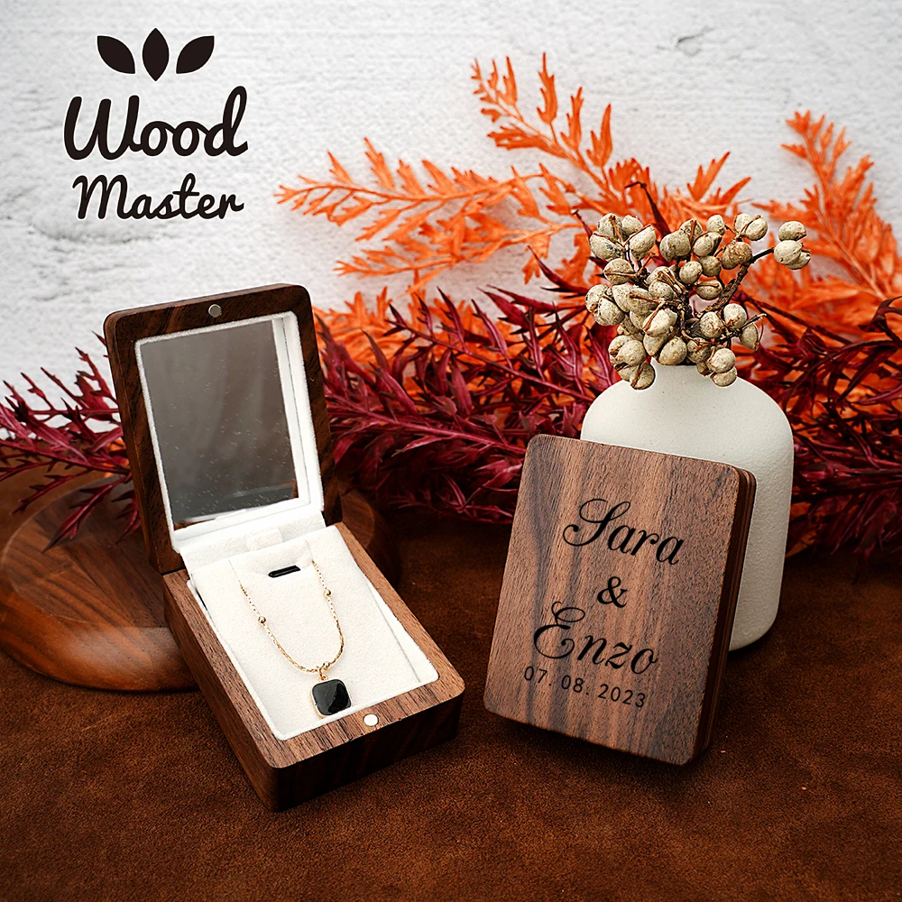 Storage Display Jewelry Package Gift Box For Girlfriend Women Organizer Box Customize Brand Names