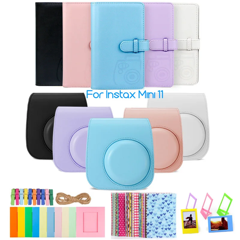 

Комплект аксессуаров для камеры Fujifilm Instax Mini 11/9/8 с 20 наклейками 108 фотоальбом 10 подвесных фоторамок