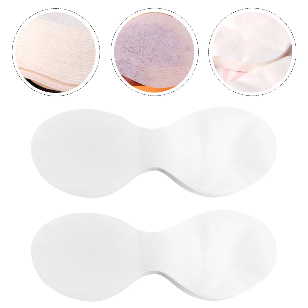 

200 Pcs Disposable Eye Mask Non-woven Paper One-off One-time Beautifying Nonwoven White Cotton Linters