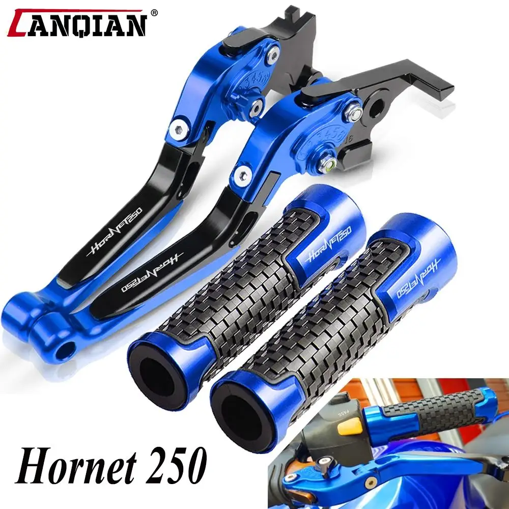 

For HONDA Hornet 250 2001 Motorcycle Accessories CNC Adjustable Folding Extendable Brake Clutch Levers Handle Bar Grip Hornet250