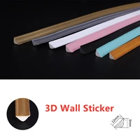 3d pvc wall gap decorative soft line self adhesive interior corner decor strip concave decor line ceiling baseboard 3d sticker
