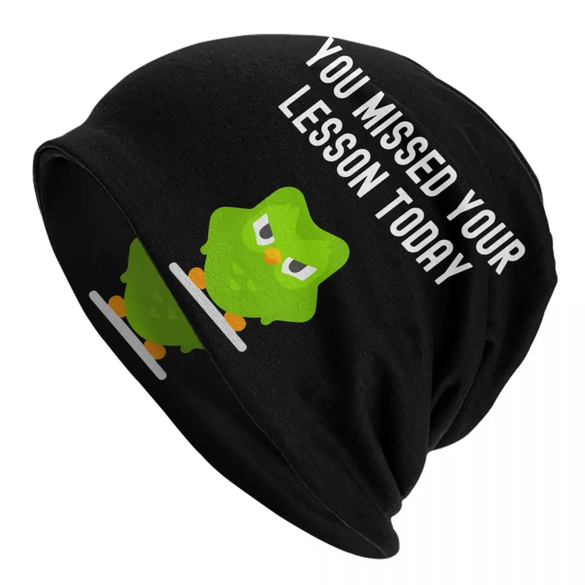 

Зимние теплые шапочки 2022, шапочки унисекс, сова Duo Duolingo Memes, шапочки, шапка, рождественский подарок, стильные женские и мужские шапочки