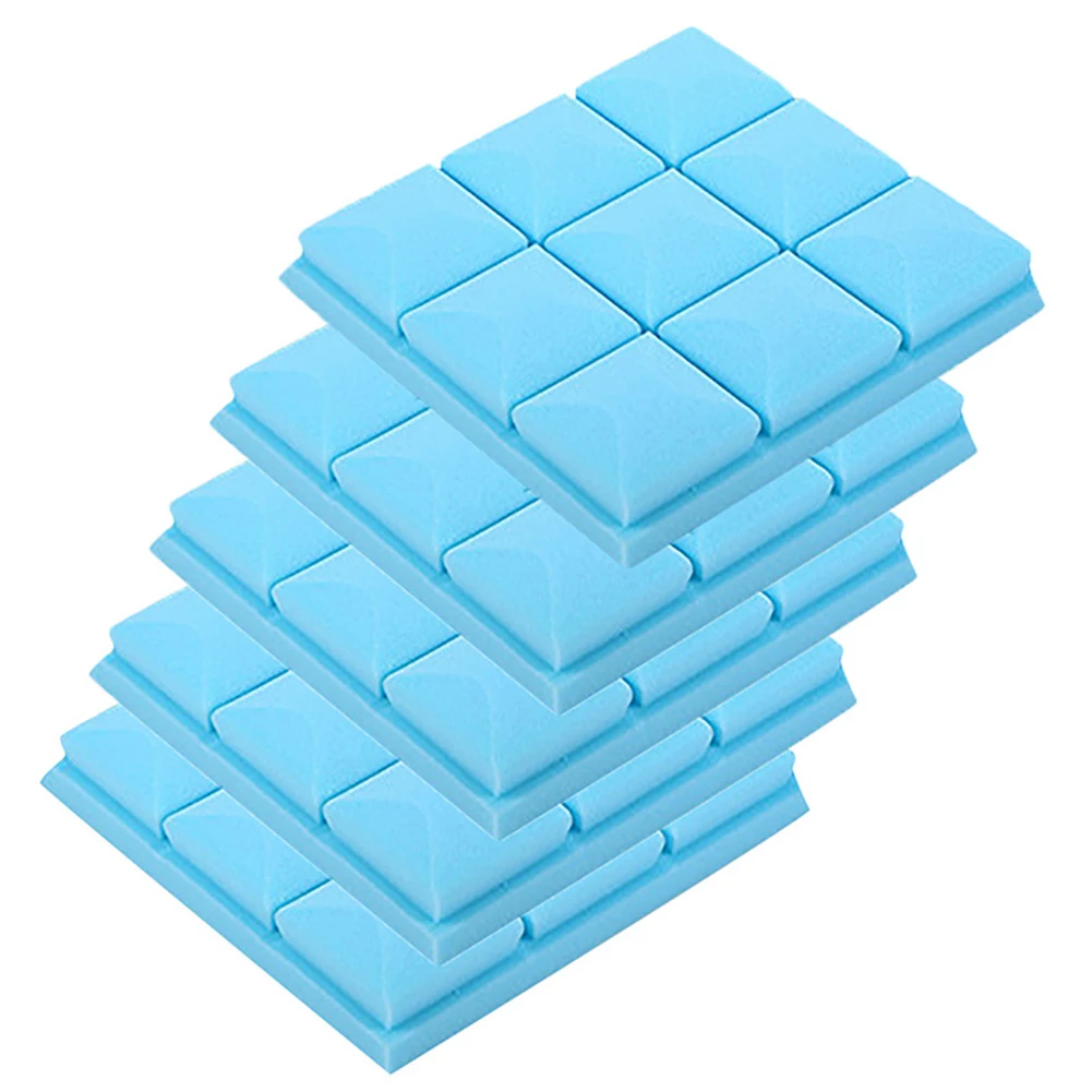 

5pcs Wall Recording Sponge Insulation Home Noise Absorbing Wedge Tiles Acoustic Foam Sound Panels Square Protective Studio