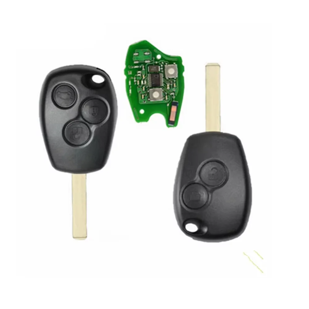 

2/3 кнопочный ключ PCF7946AT чип 433 МГц автомобильный дистанционный ключ для Renault Megane Clio Sandero Duster Kangoo Logan Modus