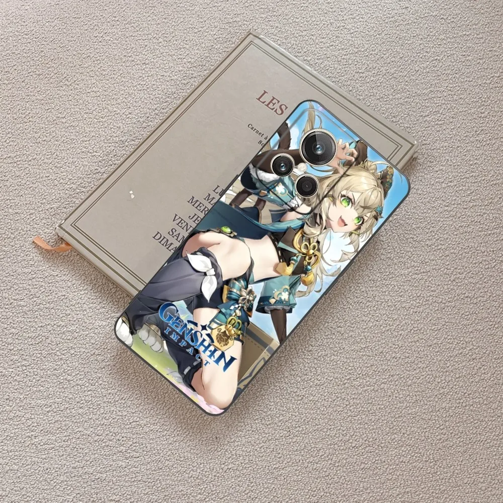 Чехол для мобильного телефона Genshin Impact Kirara Realme GT 2 9i 8i 7i Pro X50 X2 C35 C21 C20 C11 C3 Черный