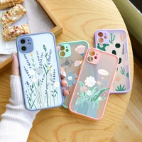 phone case for iphone 13 12 11 pro max case luxury flower case funda iphone 7 8 6s plus case iphone xr 13 mini se 2020 cover