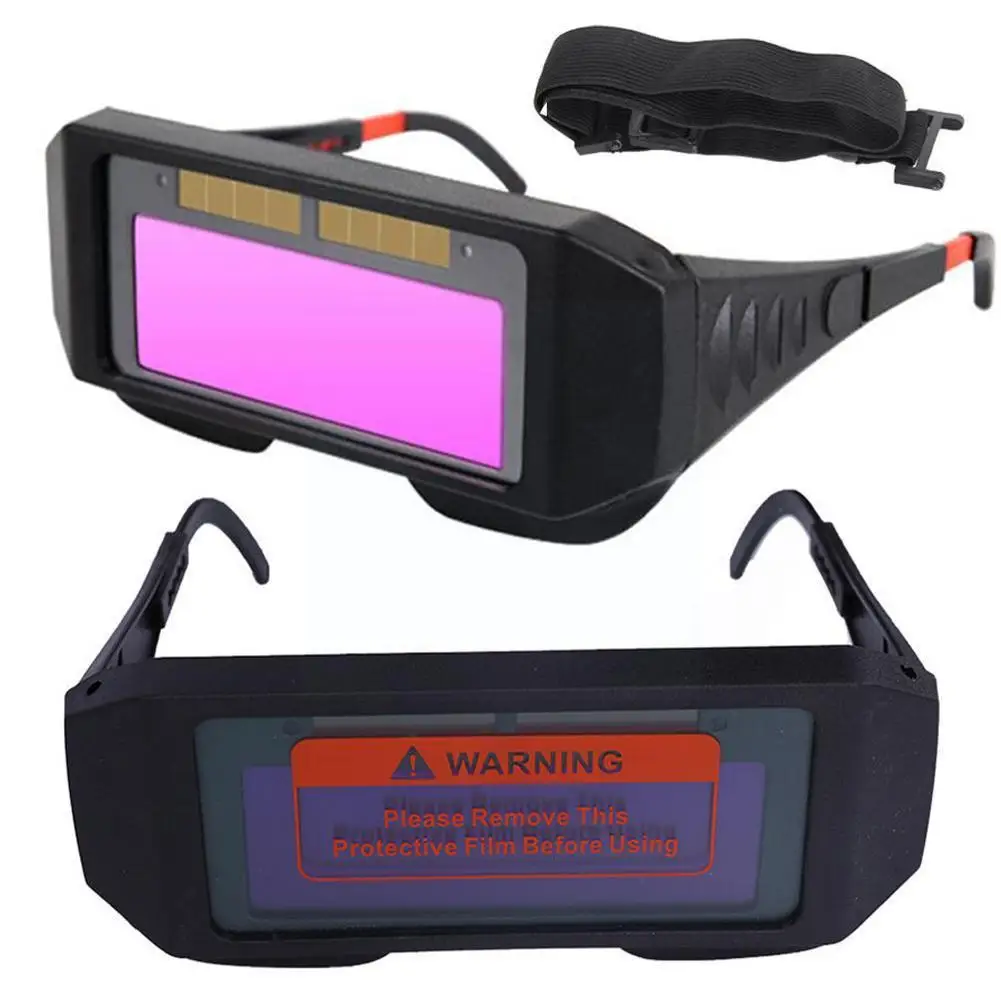 

Automatic Dimming Welding Glasses Light Change Auto Darkening Anti-eyes Shield Goggle For Welding Masks Eyeglasses Accessor D2z1