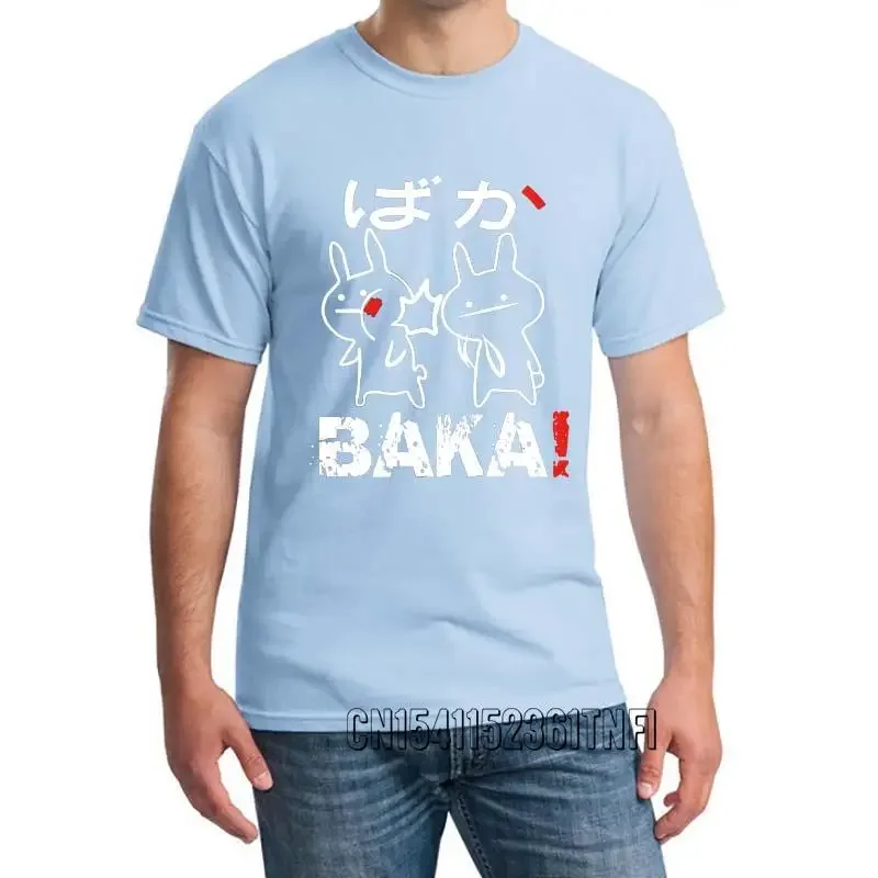Футболка Baka Rabbit Slap в японском стиле милая тенниска из 100% хлопка с круглым вырезом