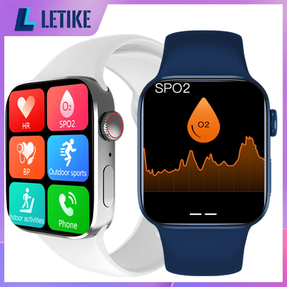 Смарт-часы Letike HW8 MAX умные часы серии 8 для мужчин и женщин HD экран Bluetooth-вызов pk IWO 14