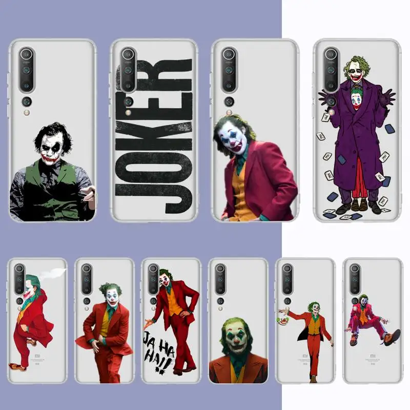 

BANDAI Cool Joker Phone Case for Samsung S20 S10 lite S21 plus for Redmi Note8 9pro for Huawei P20 Clear Case