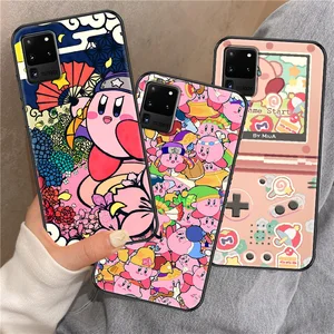 Kirby Cute Game Phone case For Samsung Galaxy Note 4 8 9 10 20 S8 S9 S10 S10E S20 Plus UITRA Ultra b