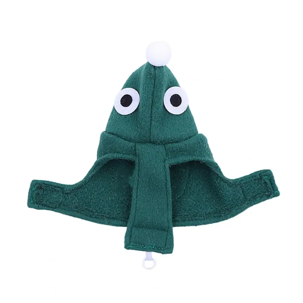 

Plush Bird Clothes Costume Coat Christmas Element Frog Shaped Funny Color Block Birds Clothes Costume Pet Accessories