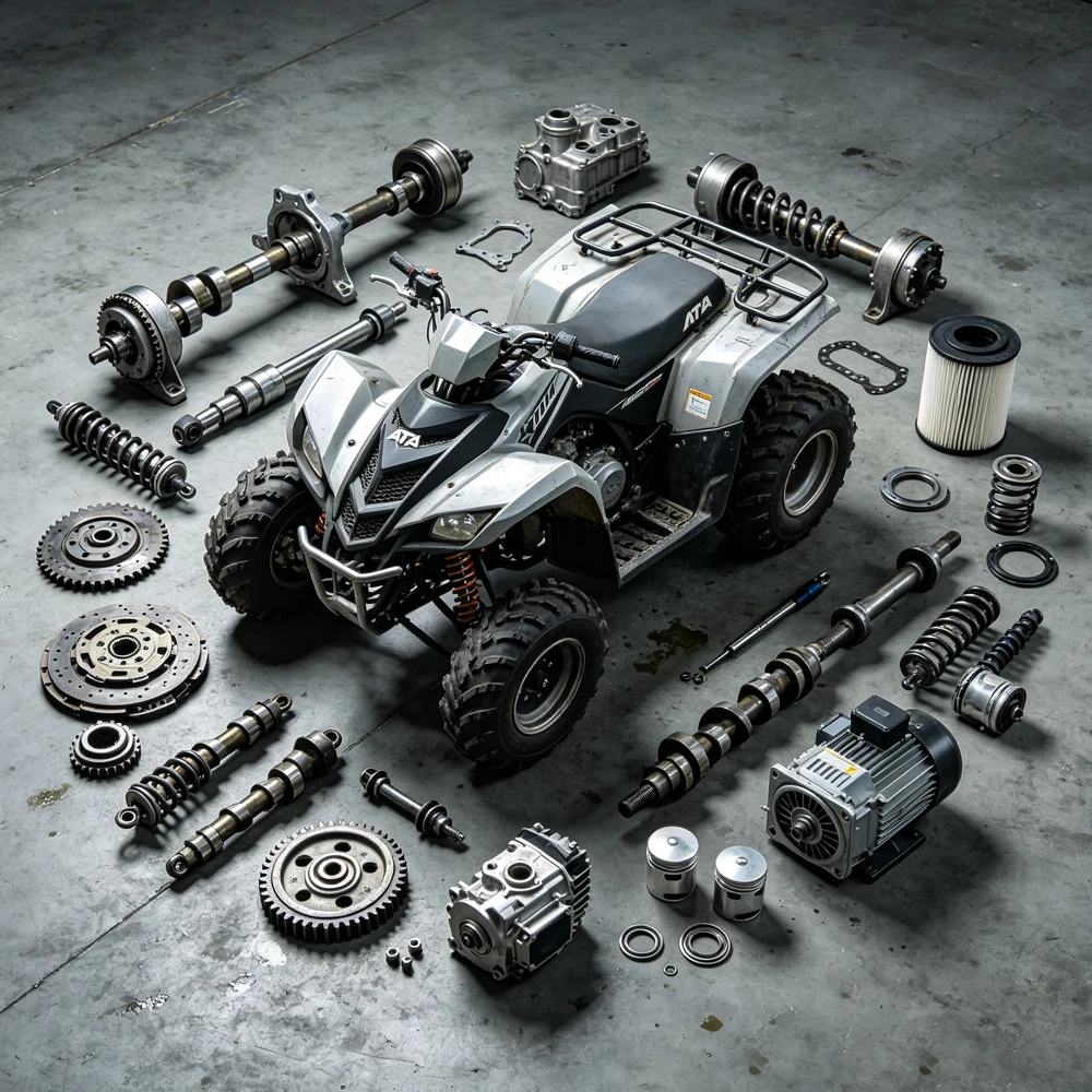 Фото Запчасти для BRP Outlander Renegade Commander 1000: Воздуховод вариатора (CVT) OEM 420611408, 420612304 для квадроциклов и UTV 4x4 №4