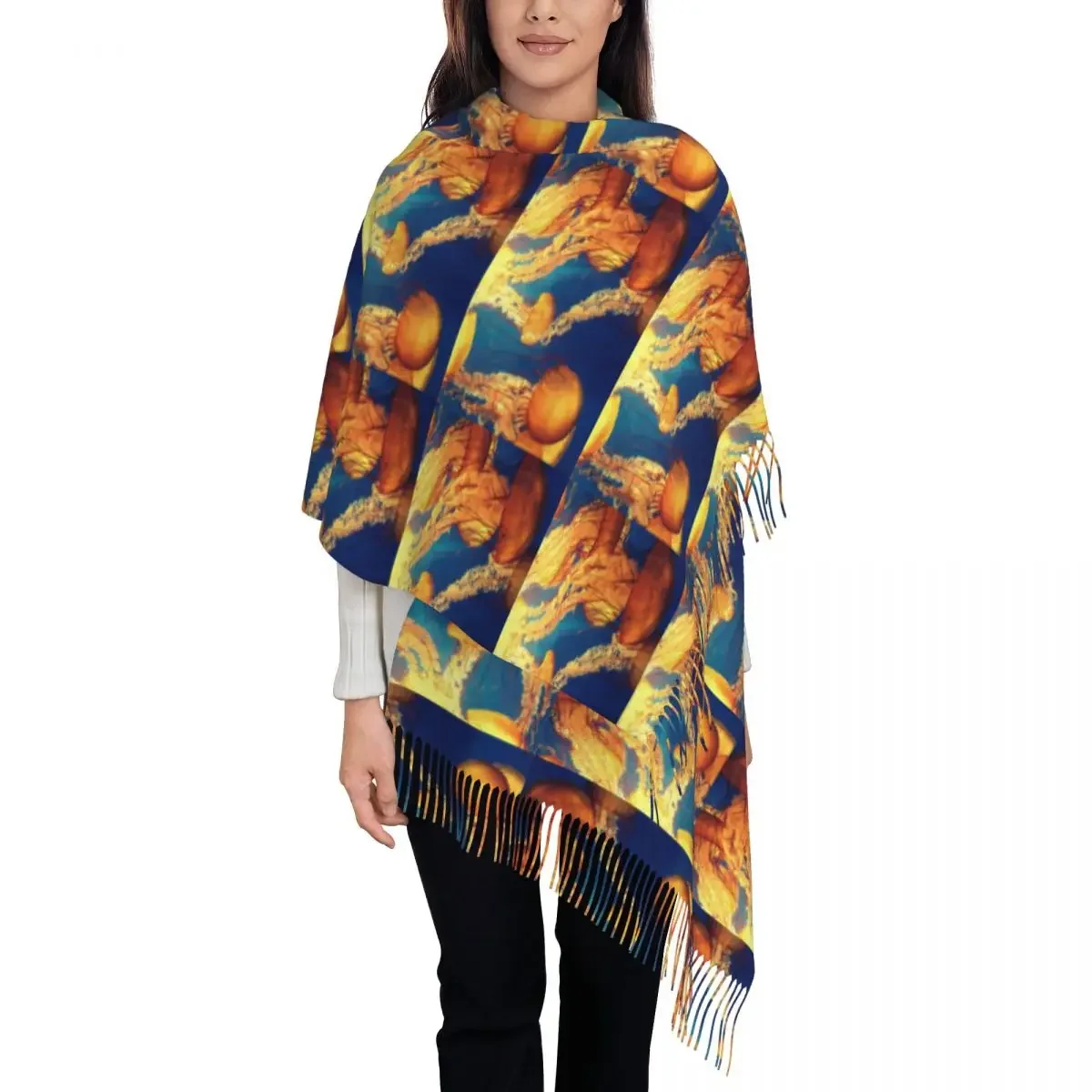 Персонализированная печать 3c96892aeb0275d3b74e2d00a 5693796 Мужской шарф с длинной ворсовой