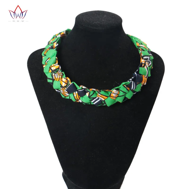 

2022 Ankara Necklace African Print Necklaces African Print Tribal Jewellery Africa Fabric Ethnic Jewellery Birthday Gift WYB151