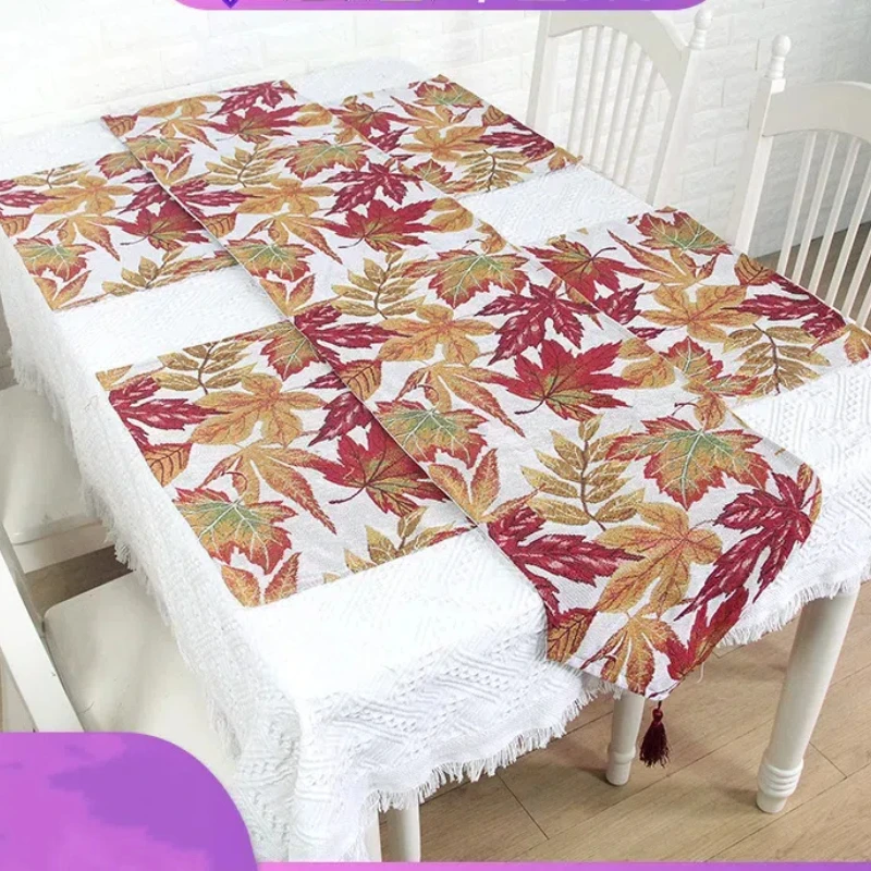 33x18 0 см Скатерть жаккардовая скатерть с цветами подстилка для украшения дома 1 шт.