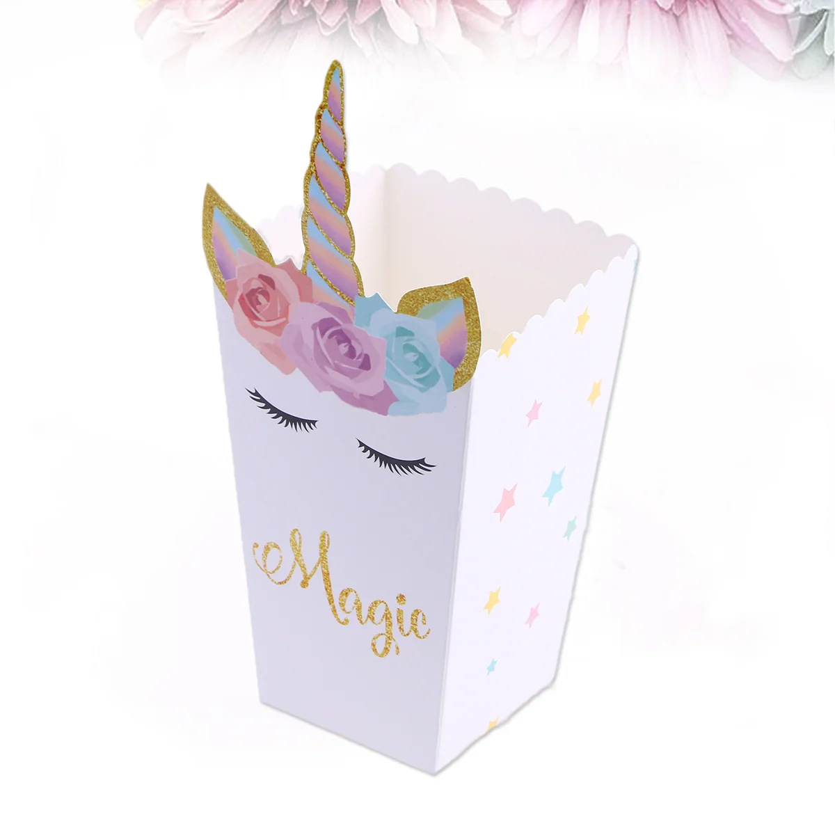 

Popcorn Party Box Boxes Candy Snack Container Bag Favor Bags Treat Decorations Paper Holderspouches Movie Favors Holder