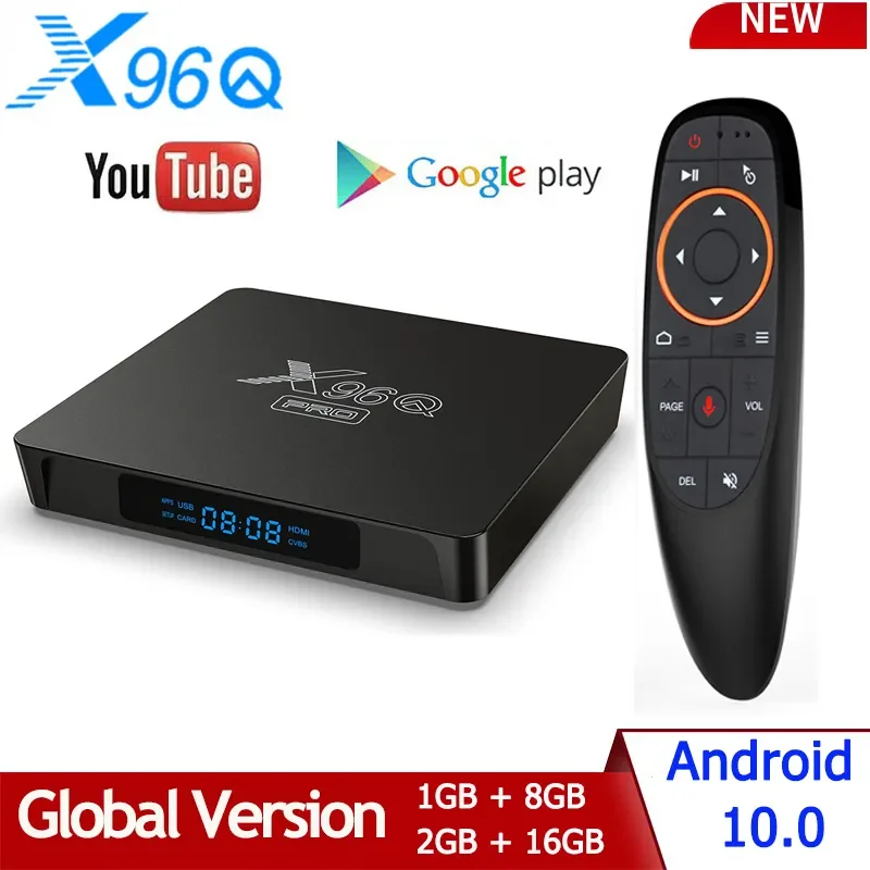 

PRO Android 10 Smart TV BOX Android 10.0 Allwinner H313 TVBOX Media Player Quad Core 2.4G Wifi Youtube Set Top Box