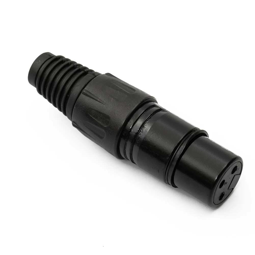 

10 Pairs Female Connectors XLR DMX 3 Pin Audio Microphone Cable Connectors 10pcs Male Female MIC Snake Plug Cable Adapters